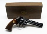 Colt Python 357 Mag. 6 Inch Blue. DOM 1958 W/Box. MJ COLLECTION - 1 of 4