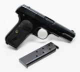 Colt M1908 Pocket Hammerless .380. Type III. DOM 1915. Excellent Condition. MJ COLLECTION - 2 of 4