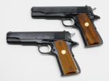 Pair Of Colt 1911 Government MK IV/ Series 70 .45 ACP Pistols. Consecutive Serial Numbers. In Matching Boxes. Look Unfired. MJ COLLECTION - 8 of 10