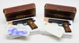 Pair Of Colt 1911 Government MK IV/ Series 70 .45 ACP Pistols. Consecutive Serial Numbers. In Matching Boxes. Look Unfired. MJ COLLECTION - 1 of 10