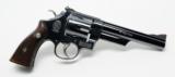 Smith & Wesson Model 25-5 45 Colt. 6 Inch BBL. Blue. In Wood Case. Excellent Condition. MJ COLLECTION - 3 of 5