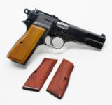 Browning Hi-Power 9mm. Made In Belgium. Excellent Condition. With Extra Laminate Grips. MJ COLLECTION - 1 of 6