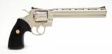 Colt Python .357 Mag.
8 Inch
E Nickel Finish. Like New In Case. KF COLLECTION - 3 of 9