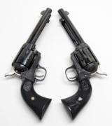 Colt SAA Matching Engraved Revolvers. One Army, One Cowboy. Sold As Pair Only. SB COLLECTION - 5 of 19