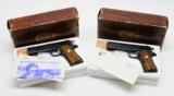 Pair Of Colt 1911 Government MK IV/ Series 70 .45 ACP Pistols. Consecutive Serial Numbers. In Matching Boxes. Look Unfired. MJ COLLECTION - 1 of 9