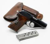 Mauser HSc Variation 2. Army. 7.65mm (32 ACP). W/Holster And Extra Mag. Excellent. DW COLLECTION - 1 of 4