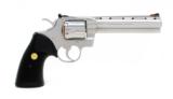Colt Python 357 Mag. 6 Inch Satin. Like New In Box With Factory Picture Box. - 3 of 10