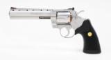 Colt Python 357 Mag. 6 Inch Satin. Like New In Box With Factory Picture Box. - 6 of 10