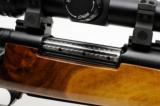 Weatherby MK V Deluxe 340 Wby Mag. With Nightforce 3.5x15 Scope And Extra Pendelton Stock. Excellent - 8 of 13