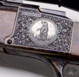 BEAUTIFUL W.J. HAUCK Engraved by ROBERT KAIN!! .222 REM Falling Block Rifle!!! STUNNING!! - 11 of 16