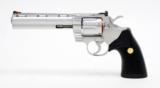 Colt Python 357 Mag. 6 Inch Satin Stainless. Like New IN Hard Case. All Factory Paperwork And More - 6 of 9
