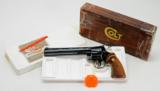 Colt Python Target. 38 Special. 8 Inch Blue. In Original Box. Tuned At Colt's Custom Shop. Like New. *NO REASONABLE OFFER REFUSED* - 1 of 10