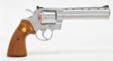 Colt Python 6 Inch Satin Stainless. 357 Mag. Excellent In Original Box. DOM 1982 - 4 of 10