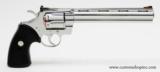 Colt Python .357 Mag 8" Bright Stainless Steel Finish, Like New In Blue Case. - 3 of 9