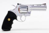Colt Python 357 Mag. 4 Inch Bright Stainless. Like New In Case - 3 of 11