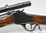 Winchester Model 1885 High Wall. Custom 22 Hornet. With Vintage Zeiss Scope. Excellent - 3 of 11