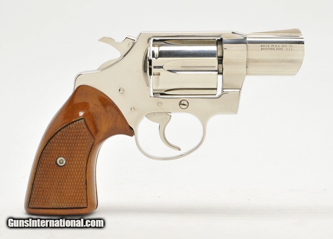 Colt Detective Special. 38 Special. Nickel Finish. Excellent