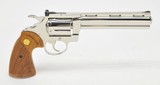 Colt Diamondback 6 Inch Nickel. 22LR. DOM 1983. Very Good Condition - 1 of 6