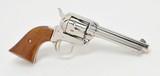 Colt Single Action Army Frontier Scout. 22LR & Extra 22 Mag.
Cylinder.
Nickel.
In factory Box. DOM 1968 - 2 of 5