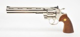 Colt Python 357 Mag. 8 Inch Nickel. Excellent Condition In Blue Hard - 4 of 6