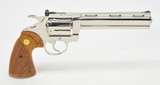 Colt Diamondback 6 Inch Nickel. 22LR. DOM 1983. Very Good Condition - 1 of 6