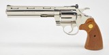 Colt Diamondback 6 Inch Nickel. 22LR. DOM 1983. Very Good Condition - 2 of 6