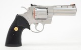 Colt Python 357 Mag. 4 Inch Satin Stainless Steel. Like New In Red Picture Box. DOM 1987 - 3 of 11
