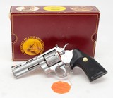 Colt Python 357 Mag. 4 Inch Satin Stainless Steel. Like New In Red Picture Box. DOM 1987 - 1 of 11