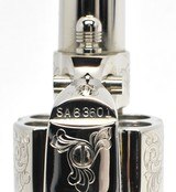 2 Colt SAA Sheriff's Model. 44/40. 3 Inch. Engraved Nickel Finish. Rare Consecutive Pair. Excellent Condition. In Colt Wood Case. - 8 of 13