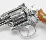 Smith & Wesson Model 686 .357 Mag. 6 Inch. Master Engraved By Fred Harrington. Like New In Original Box - 5 of 15