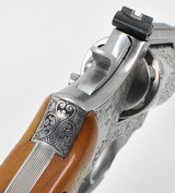 Smith & Wesson Model 686 .357 Mag. 6 Inch. Master Engraved By Fred Harrington. Like New In Original Box - 8 of 15