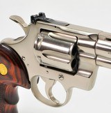 Colt Python 357 Mag 4 Inch Nickel. Very Good Condition - 3 of 7