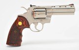 Colt Python 357 Mag 4 Inch Nickel. Very Good Condition - 1 of 7