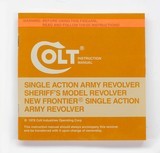 Colt Single Action Army Sheriff's New Frontier Manual, Repair Stations List. Colt Letter. 1978. - 2 of 5