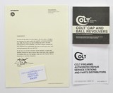 Colt Cap And Ball Revolvers Manual, Repair Stations List And Colt Letter. 1978.