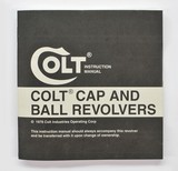 Colt Cap And Ball Revolvers Manual, Repair Stations List And Colt Letter. 1978. - 2 of 5