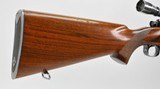 Winchester Model 70 Pre-1964 7.57mm Mauser (7m/m). Early DOM 1943. With Vintage Redfield Texan Scope - 12 of 14