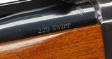 Ruger No. 1 .220 Swift. Single Shot Rifle. With Leupold Scope. Good Condition - 3 of 6