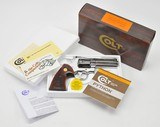 Colt Python 357 Mag. 4 Inch Bright Stainless Steel. Like New In Brown Box. DOM 1983 - 1 of 7