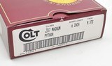 Colt Python 357 Mag. 6 Inch Bright Stainless Steel. Like New In Red Box. DOM 1985 - 7 of 7