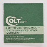 Colt Combat Commander, Commander (Lightweight) Manual, Repair Station List And Letter. 1978 - 2 of 5