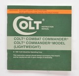 Colt Combat Commander, Commander (Lightweight) Manual, Repair Station List And Letter. 1981 - 2 of 5