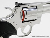 Colt Python .357 Mag 8" Bright Stainless Steel Finish, Like New In Blue Case - 4 of 9