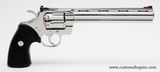 Colt Python .357 Mag 8" Bright Stainless Steel Finish, Like New In Blue Case - 3 of 9