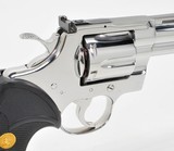 Colt Python 357 Mag. 6 Inch Bright Stainless Steel. Excellent Condition In Blue Hard - 3 of 7