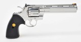 Colt Python 357 Mag. 6 Inch Bright Stainless Steel. Excellent Condition In Blue Hard - 2 of 7