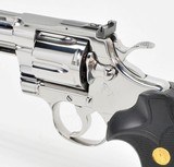 Colt Python 357 Mag. 6 Inch Bright Stainless Steel. Excellent Condition In Blue Hard - 5 of 7