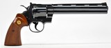 Colt Python 8 Inch Blue. 357 Mag. Excellent In Factory Box. DOM 1980 - 3 of 8