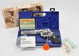 Colt Anaconda 44 Mag. 8 Inch Satin Stainless. Like New In Hard Case - 1 of 7