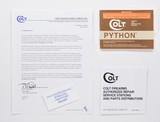 Colt Python Manual, Repair Stations List, Colt Letter. 1990 - 1 of 5